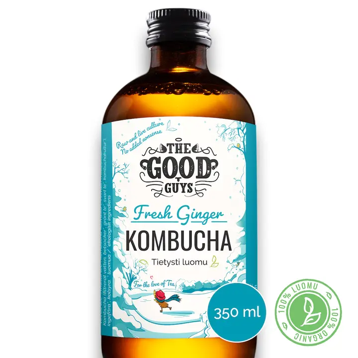 The Good Guys Fresh Ginger Kombucha 350ml