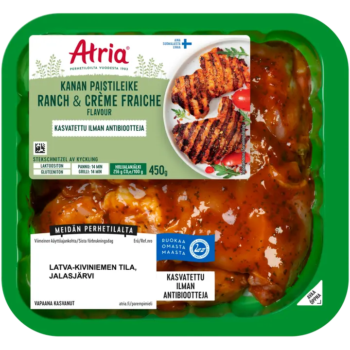 Atria Kanan Paistileike Ranch & Crème Fraiche Flavour 450g