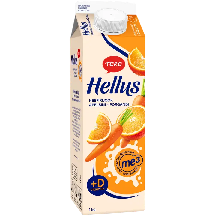 Hellus keefirijook apelsini-porgandi, 1 kg
