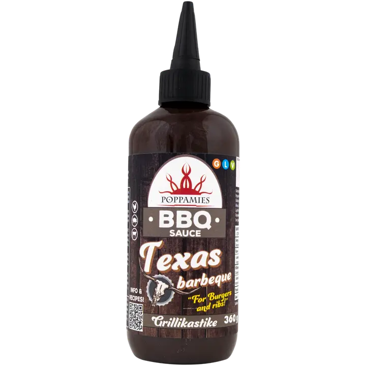 Poppamies BBQ Sauce Texas barbeque grillikastike 360g