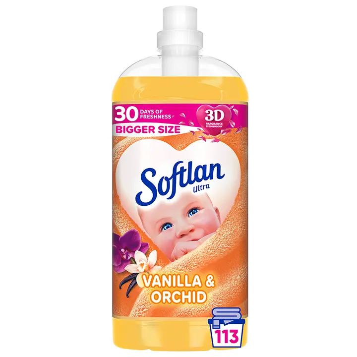 Softlan Ultra Vanilla & Orchid huuhteluaine 1,7 l