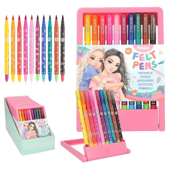 Topmodel viltpliiatsid magic 10 tk.2-e otsaga