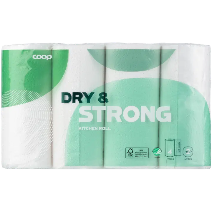Coop talouspaperi puoliarkki Dry & Strong 4 rl