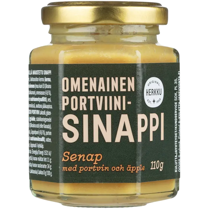 Herkku Omenainen portviinisinappi 110g