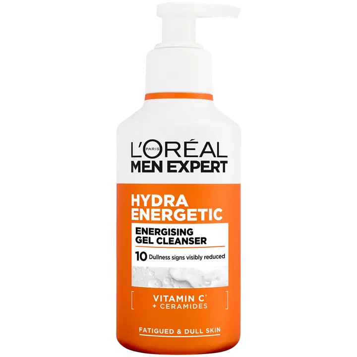 L'Oréal Paris Men Expert Hydra Energetic virkistävä puhdistusgeeli kasvoille 260 ml