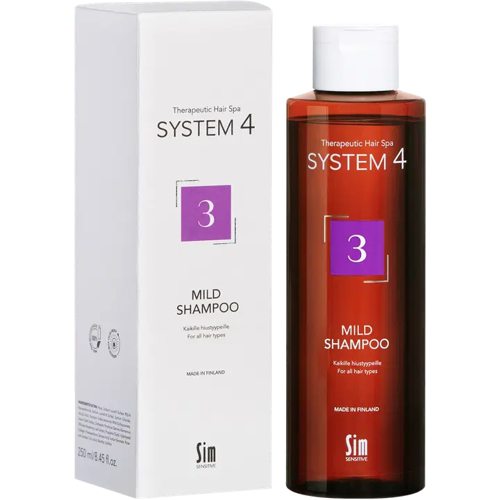Sim Sensitive System4, 3 Mild shampoo 250 ml