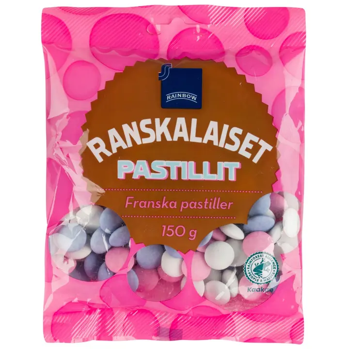 Rainbow ranskalaiset pastillit 150 g