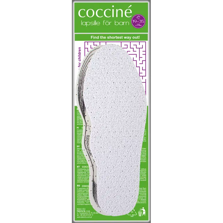 Coccine lasten leikattava froteepohjallinen 19-35