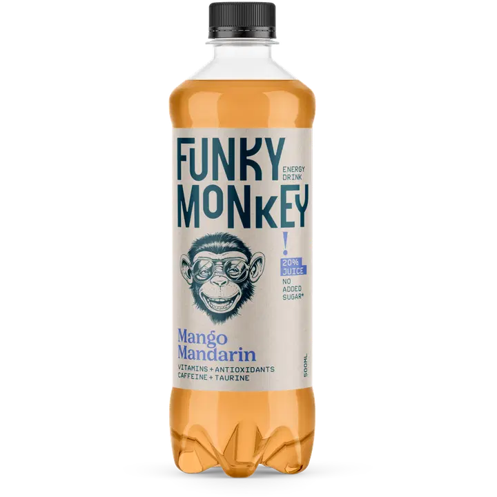 FUNKY MONKEY Mango Mandarin energiajuoma 500 ml