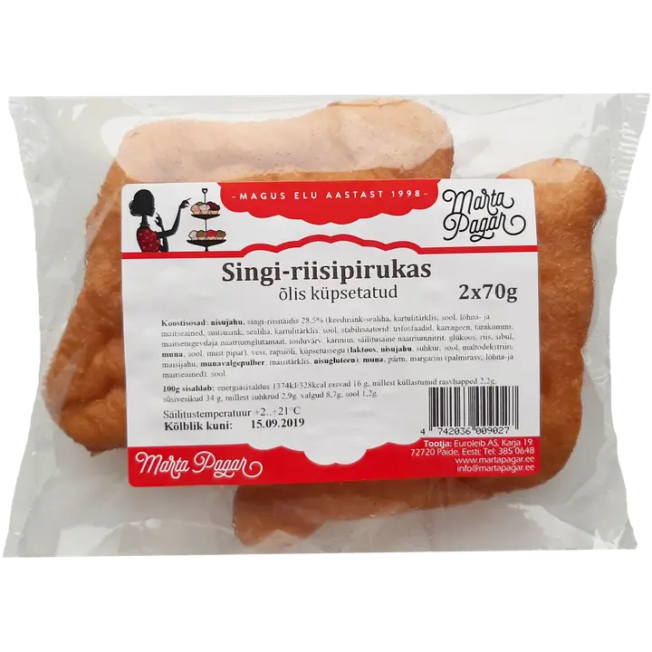 Marta Pagar Singi-Riisipirukas Õlis 140 G