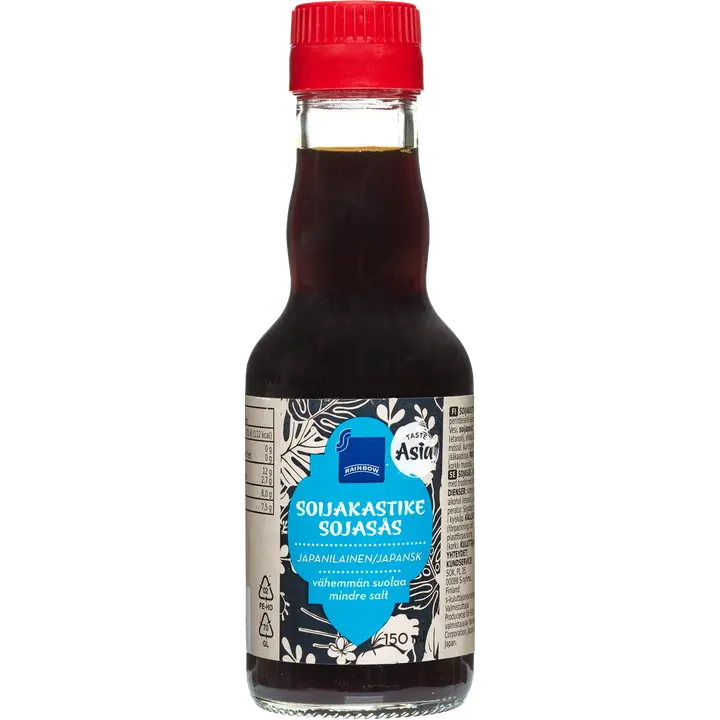Rainbow 150ml japanilainen soijakastike vähemmän suolaa