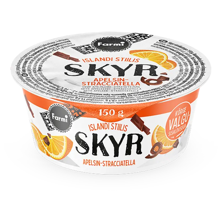 Farmi Apelsini-Stracciatella skyr, 150 g