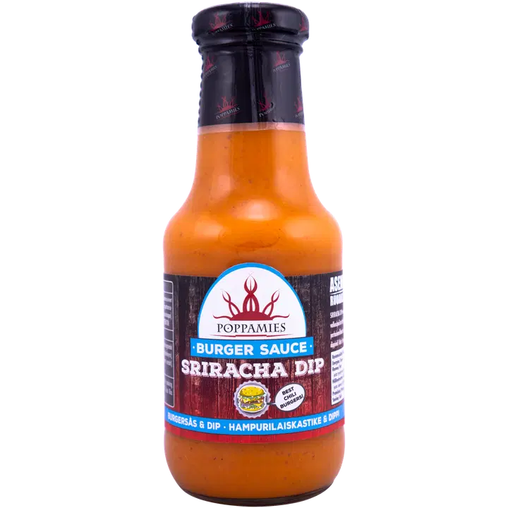 Poppamies Sriracha Dip Burger sauce 320g