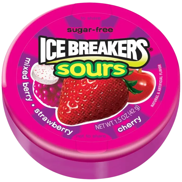 Ice Breakers marjamaitselised jääkaramellid 42 g