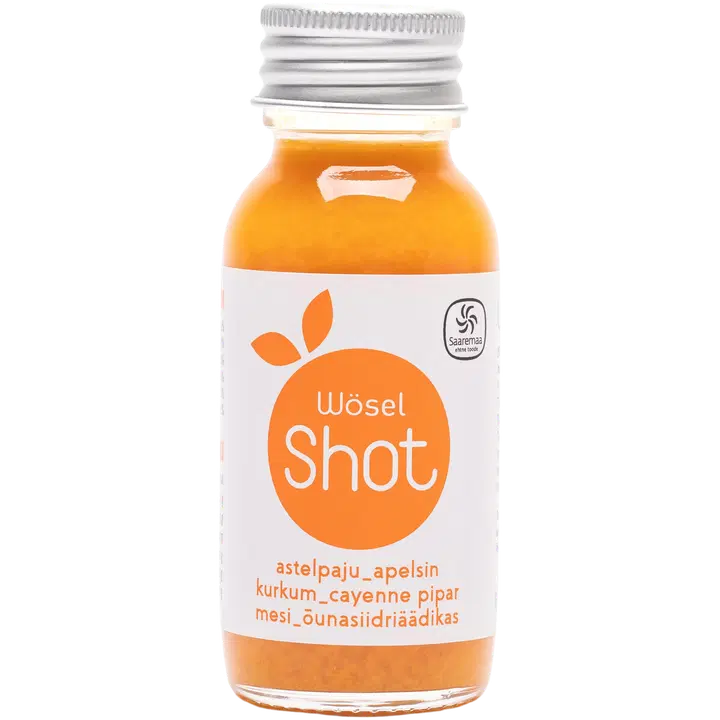 Wösel Immune Shot Astelpaju ja kurkum 60 ml