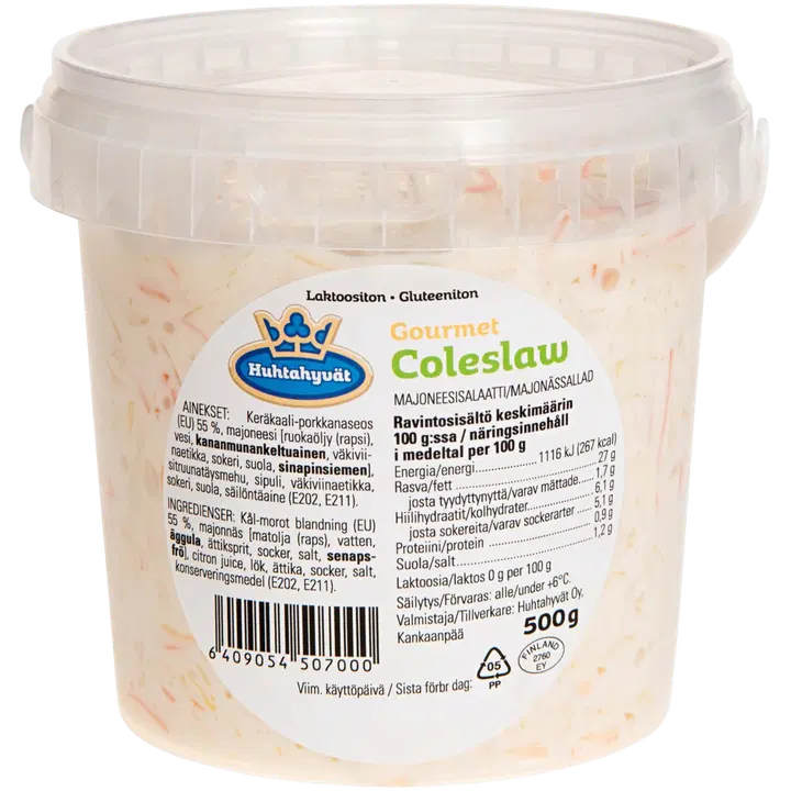 Huhtahyvät Salaattikioskin Coleslaw 500g