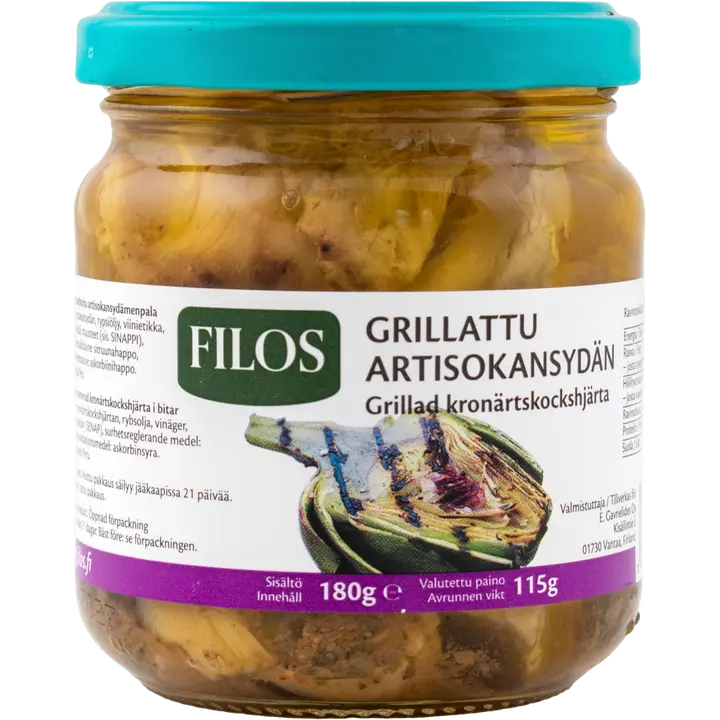 Filos grillattu ja marinoitu artisokansydämenpala 180/115g