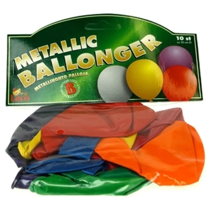 Ilmapallo metallinhohtoinen 10kpl