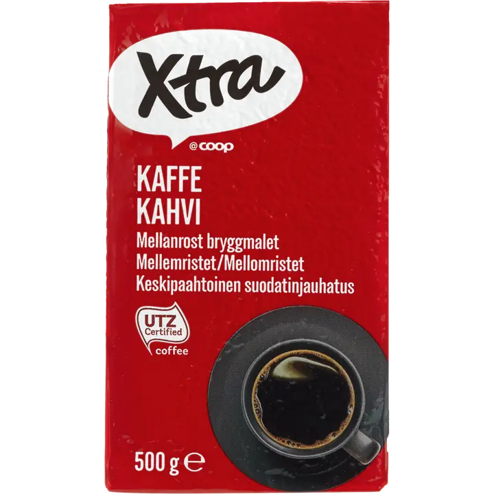 Xtra suodatinkahvi keskipaahtoinen 500 g