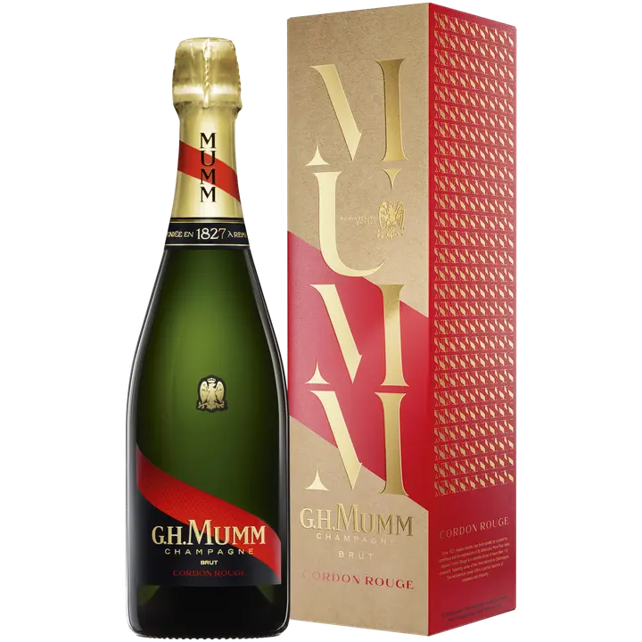 Mumm Cordon Rouge Brut Champagne KPN kvaliteetvahuvein 12,5%vol 1,5 l