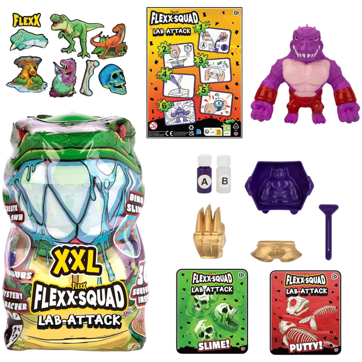 Dino lab attackmängukomplekt
