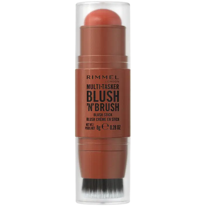 Rimmel Multitasker Blush 'n' Brush 8 g 300 Nearly Suede, poskipuna