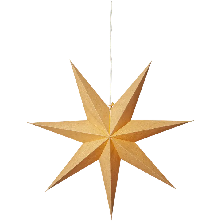 Paberist jõulutäht 60x60 cm kuldne