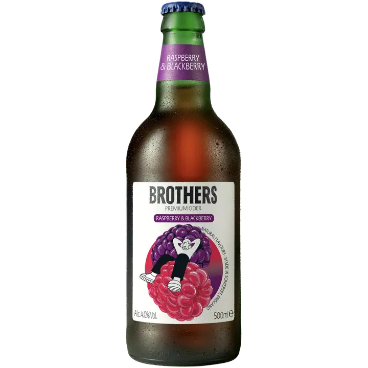 Brothers Raspberry&Blackberry siider 4%vol 500 ml
