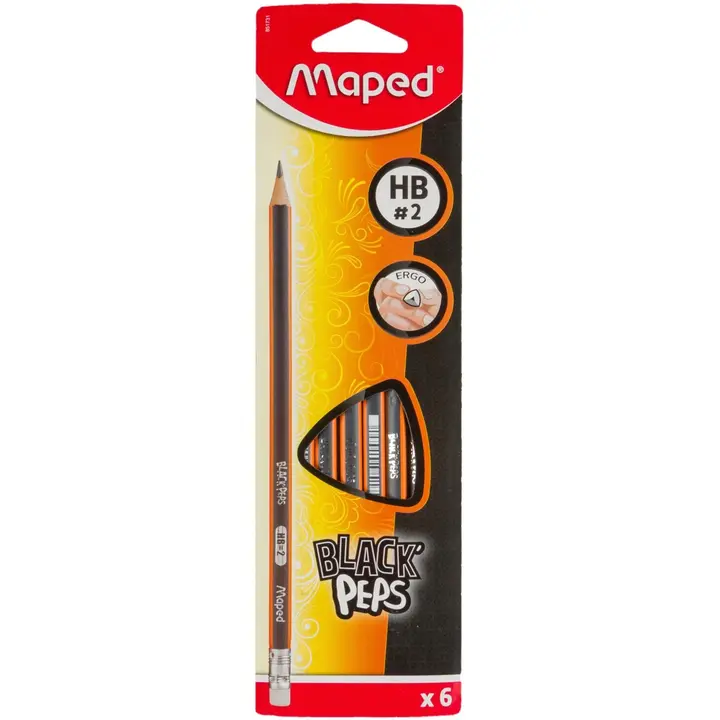 Maped lyijykynä 6 kpl