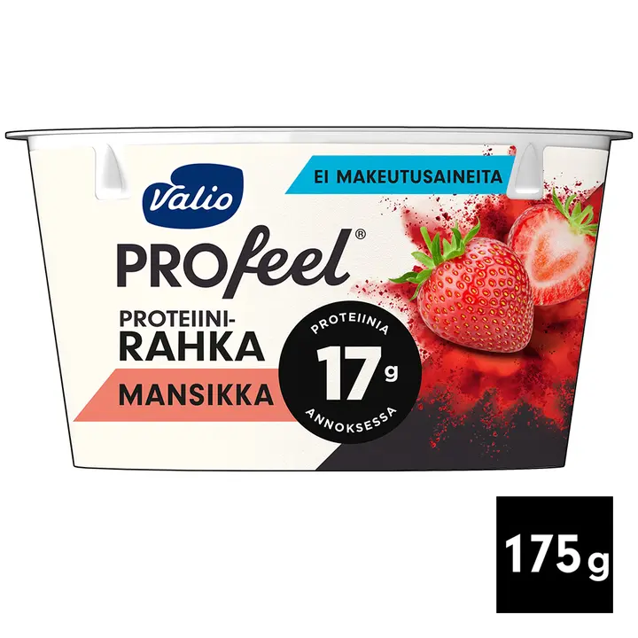 Valio PROfeel® proteiinirahka 175 g mansikka laktoositon