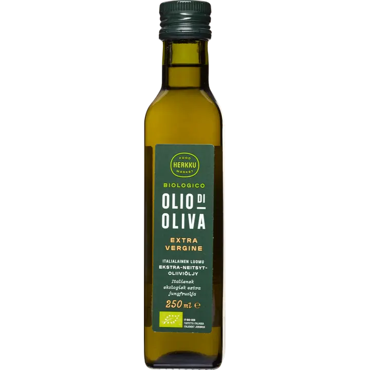 Herkku italialainen luomu ekstra-neitsytoliiviöljy 250ml
