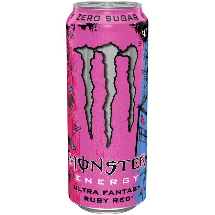 Monster Ultra Fantasy Ruby Red energiajuoma tölkki 0,5 L