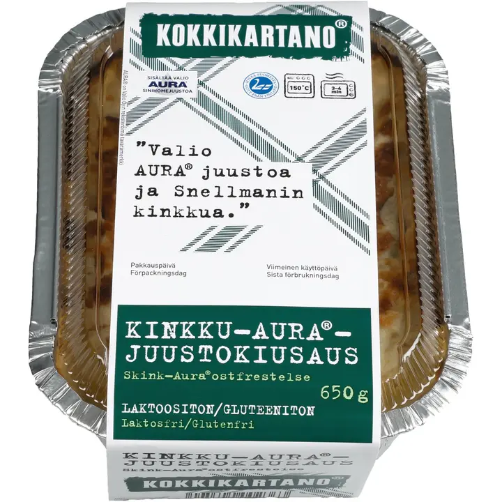 Kokkikartano Kinkku-AURA®juustokiusaus 650g