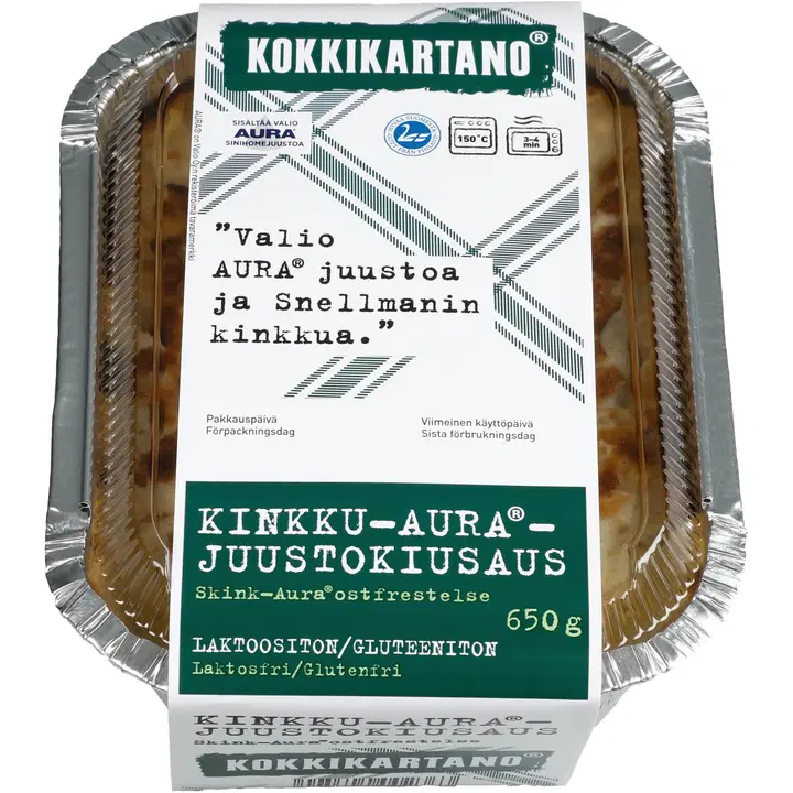 Kokkikartano Kinkku-AURA®juustokiusaus 650g
