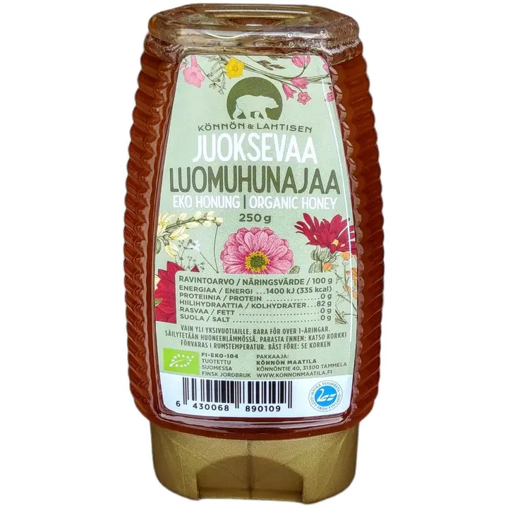 Könnön & Lahtisen Juoksevaa Luomuhunajaa 250 g