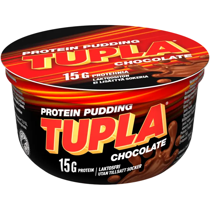 Maitokolmio TUPLA laktoositon suklaanmakuinen proteiinivanukas150g