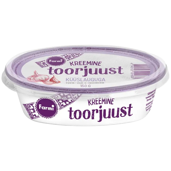 Farmi Toorjuust küüslauguga, 150 g