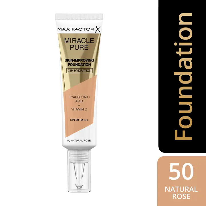 Max Factor Miracle Pure Foundation 50 Natural Rose 30 ml