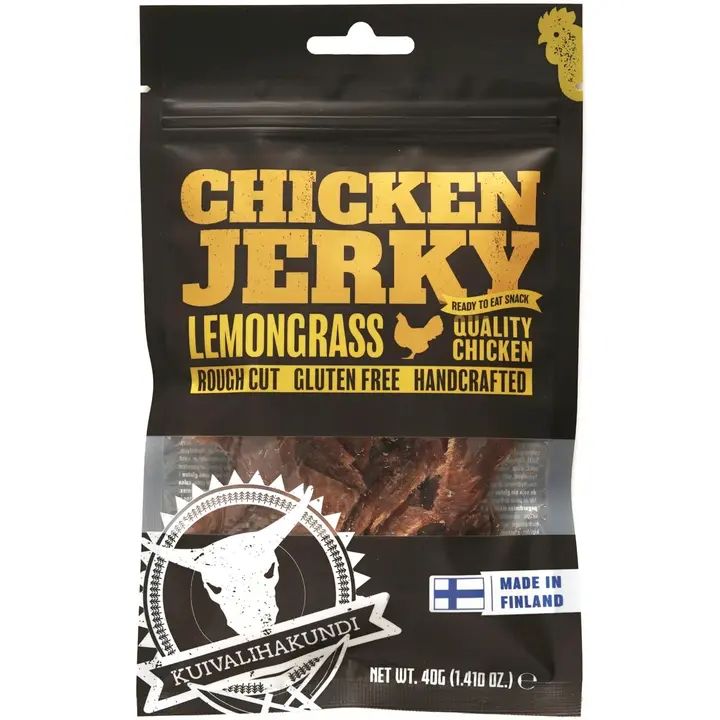 Kuivalihakundi Chicken Jerky Lemongrass 40g