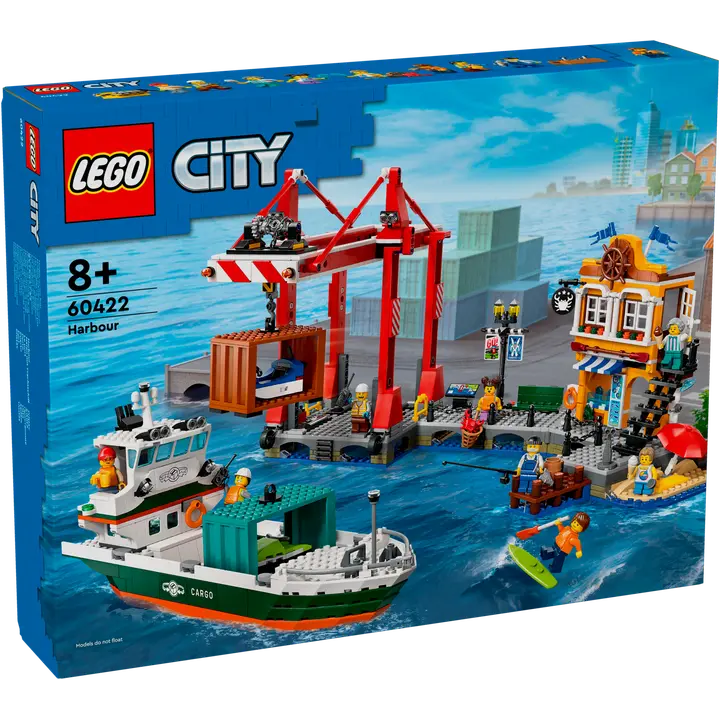 LEGO® My City 60422 Merisatama ja rahtilaiva