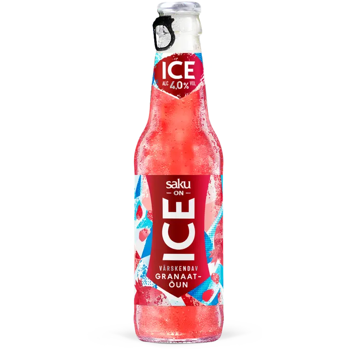 Saku On Ice Granaatõuna õlu 4%vol 330ml