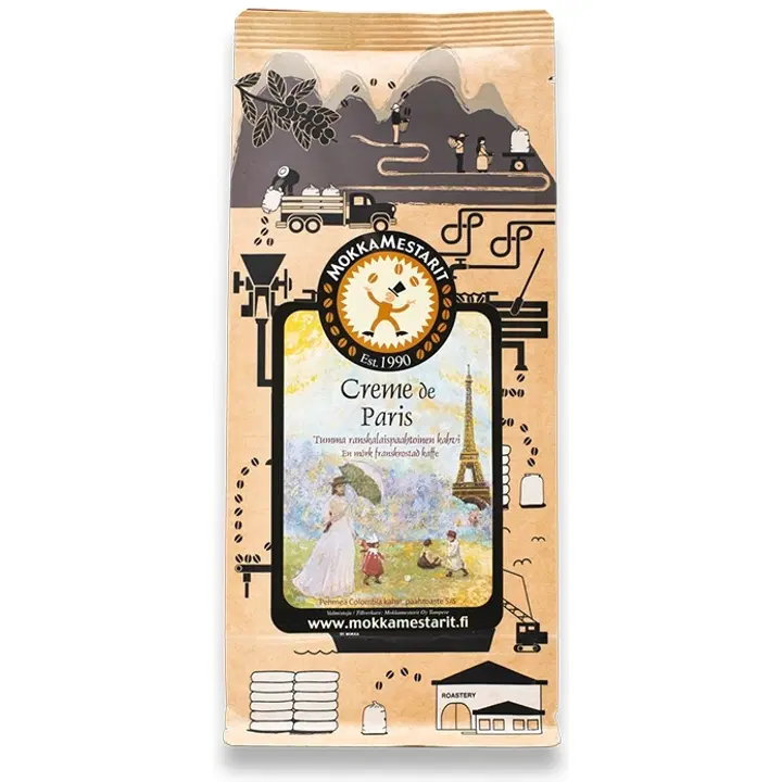 Mokkamestarit 200g Creme de Paris kahvipapu