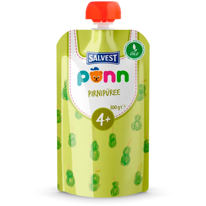 Põnn pirnipüree 100 g, öko, alates 4-elukuust
