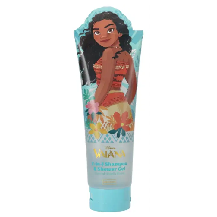 Disney Assortment 2ass Shower Gel 250ml Shaped Tube Vaiana