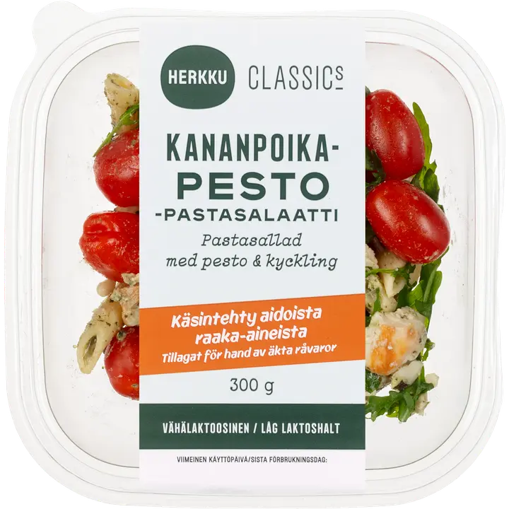 Herkku Classics Kananpoika-pesto-pastasalaatti 300g