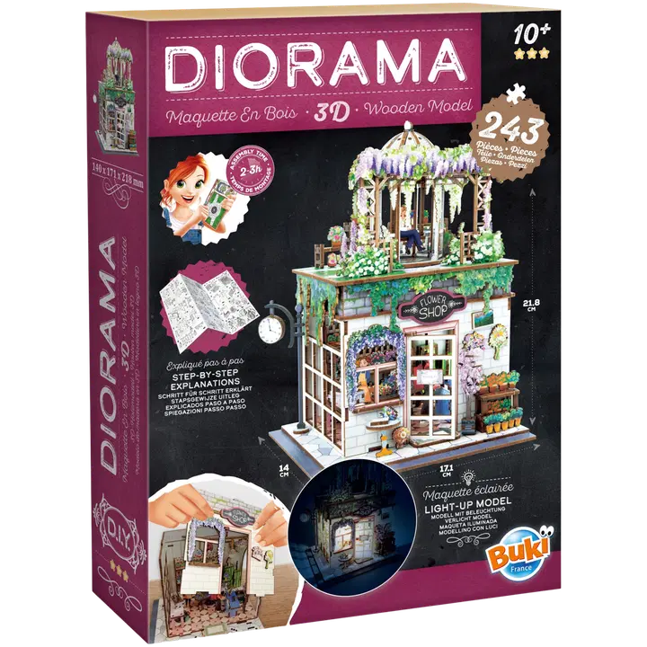 Blombutik diorama