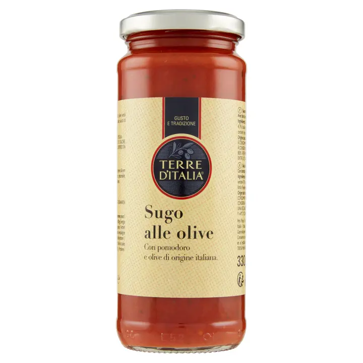 Terre d'Italia Sugo alle olive pastakastike 330g