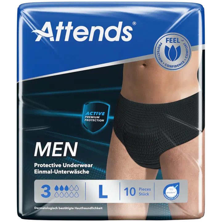 Attends Men Protective Underwear 3L inkohousut 10kpl