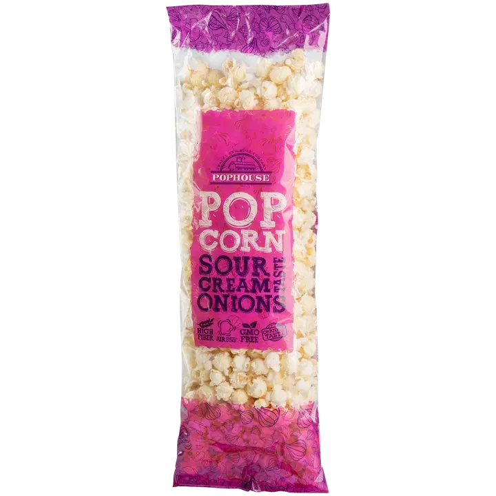 Popcorn sour cream onion 150 g display