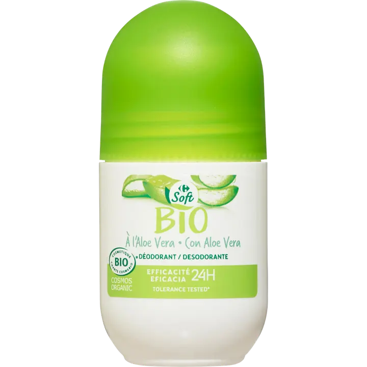 Carrefour Bio aloe vera roll on 50ml